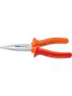 Unior 508/1VDEBI Long Nose Pliers with Side Cutter & Pipe Grip Straight