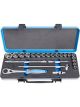 Unior 190BI6P23 Socket Set 1/2in in Metal Box Metric