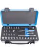 Unior 188C 1/4in Socket Set in Metal Box 33 Pc
