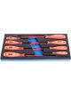 Unior 964VDE8B Insulated Crosstip PH & PZ Screwdriver 8Pc Set Tool Tray