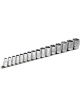 Unior 238H6P16 3/8in Metric Socket Rail Set 7-22mm