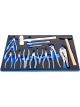 Unior 964/32ASOS BI Plier & Hammer Set in SOS Tool Tray 14 Pc