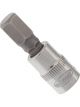 Vigor 1/4in Drive Hex Socket Bit 8mm