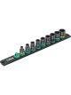 Wera 9608 3/8in Drive Magnetic Rail B Impacktor Imperial 1 9 Pc