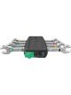 Wera 6005 Joker 4 Set 1 Double Open-Ended Wrench Set 4 Pc