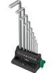 Wera 950/9 Hex-Plus 8 L-Key Set Metric Chrome-Plated Frame 9 Pc