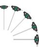 Wera 454/5 HF SHK Set 1 T-Handle Screwdriver Set Hex-Plus 5pc