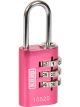 Kasp Aluminium Combination Padlock 20mm Pink