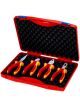 Knipex Tool Box RED Electric Set 1 4Pc