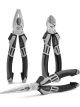 Matador Plier Assortment 3Pc Comb. Plier/Side Cutter/Straight Round