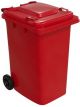 Mektronics 240L Red Wheelie Bin with Lid