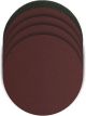 Multitool Sanding Disc Velcro Back 5 Pack Assorted Grit & Back Pad