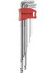 PB Swiss 9pc Metric Long Arm Ball End Hex Key L-Wrench Set