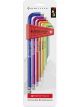 PB Swiss Rainbow 9pc Metric Ball End Hex Key Set 1.5-10mm