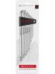 PB Swiss 9pc Metric Hexagon 90100 Deg Key L-Wrenches Set