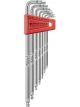 PB Swiss 7 Pc Metric Ball End Hex Set Knurled Shaft 1.5-6mm