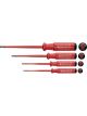 PB Swiss 4 Pc Slotted Classic VDE Slim Screwdriver Set