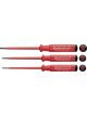 PB Swiss 3 Pc Slotted Classic VDE Screwdriver Set