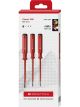 PB Swiss 3 Pc Slotted Classic VDE Screwdriver Set in Cardboard Box