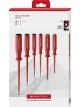 PB Swiss 6pc Slotted/Pozidriv Classic VDE Slim Screwdriver Set