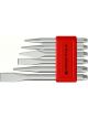 PB Swiss 6pc Flat & Cross-Cut Chisel Centre Punch Drift Punches