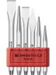 PB Swiss Flat and Cross-Cut Chisel Centre Punch Drift Punch 6pc Set