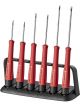 PB Swiss 6 Pc Metric Slotted Electronics Screwdriver Set 1.2-3mm