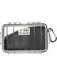 Pelican 1040 Micro Case Clear with Black 191 x 129 x 54mm