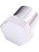 Aeroflow NPT Hex Head Plug 3/4 Inch Silver