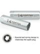 Toptul 3/8in Dr. Spark Plug Socket Leaf Spring