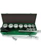 Toptul 1in Dr. 6pt Flank Socket Set 14 Pc