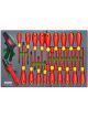 Toptul Insulated VDE Hex Nutspinner & Screwdriver Set 20 Pc EVA