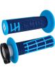 ODI MX V2 Emig 2.0 Lock On Grip Navy/Cyan 2T/4T