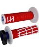 ODI MX V2 Emig 2.0 Lock On Grip Red/White 2T/4T