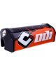 ODI MX Handlebar Bar Pad Oversized 195mm Splatter Orange/Black