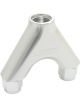 Aeroflow Billet Y-Piece 1 x Female -10 ORB 2 x Female -8AN Silver  AF939-08-10S