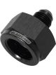 Aeroflow AN Flare Reducer Female/Male -8AN to -4AN Black