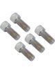 Attitude Drive Pulley Bolt Kit Chrome 5pc Fits Harley 7/16-14 25mm