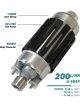 Bosch Fuel Pump Electric EFI Inline 550HP 200LPH @ 5 Bar Gasoline