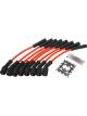 Proflow SuperMax Spiral Core Wire Set Red Fits LS Chevy Holden