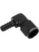 Proflow 1/2in. 90 Degree Barb Male Fitting To 08AN Female Black