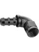 Proflow 90 Degree Hose End 5/16in Barb to Female -06AN Black