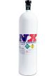 Nitrous Express 15lbs Nitrous Bottle w/ Lightning 500 Valve 6AN White