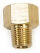 Proflow Brass Union 1/8 NPT to 1/2 UNF Inverted Flare Fitting