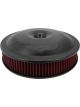 Proflow Air Filter Assembly 14in Diameter 3in Height Race Black