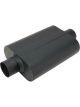 Proflow Muffler 3.00in Black Centre Inlet To 3.00in Centre Outlet