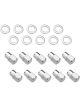 Street Pro Wheel Lug Nut Kit Chrome Dome Length 1.38 1/2 0.55