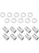 Street Pro Wheel Lug Nut Kit Chrome Length 1.38 1/2 0.55