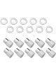 Street Pro Wheel Lug Nut Kit Chrome Length 1.38 M12 x 1.5 0.55