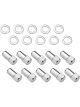 Street Pro Wheel Lug Nut Kit Chrome Dome Length 1.70 1/2 1.00in